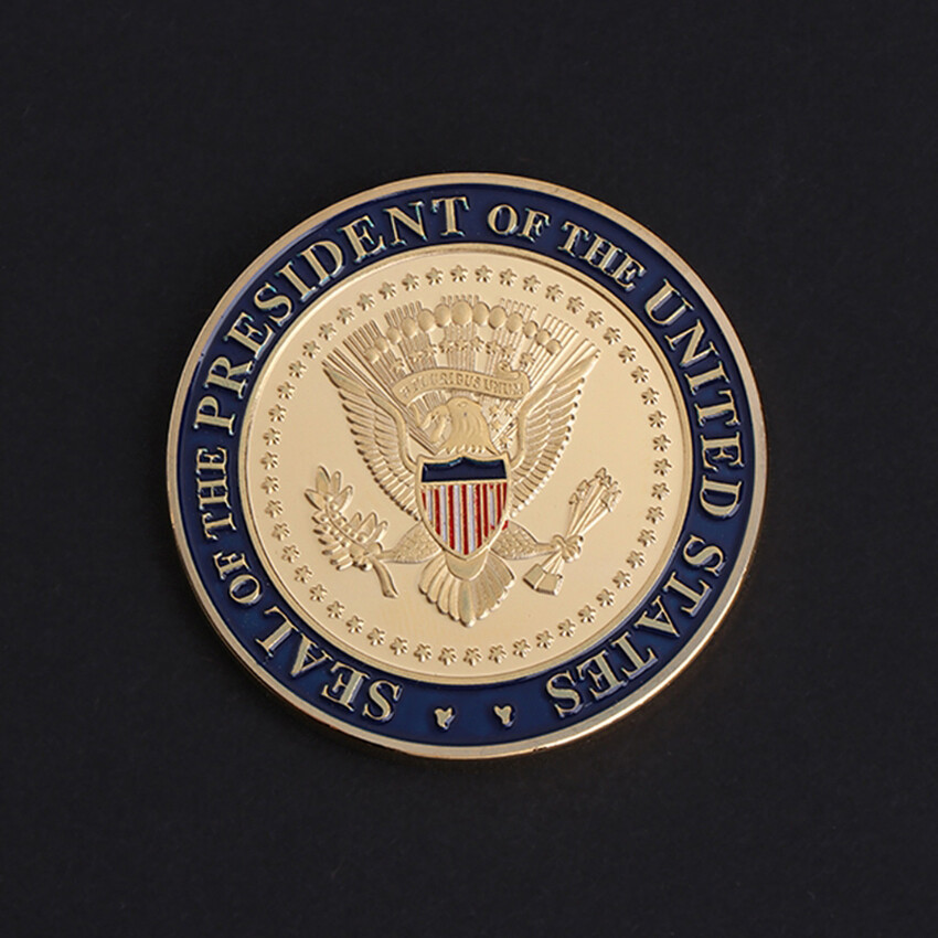 Donald Trump Collectibles 1Pc U.S. 45th President Coin US Challenge Inauguration