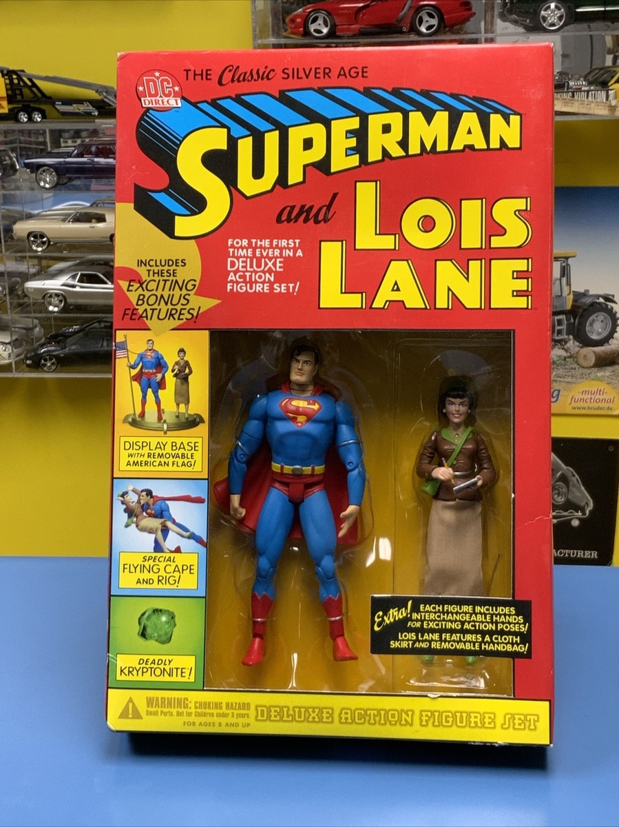 DC UNIVERSE 10 Classic スーパーマン セット CLASSIC SILVER AGE SUPERMAN & LOIS LANE Deluxe Action Figure Set