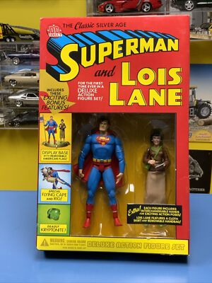 CLASSIC SILVER AGE SUPERMAN & LOIS LANE Deluxe Action Figure Set