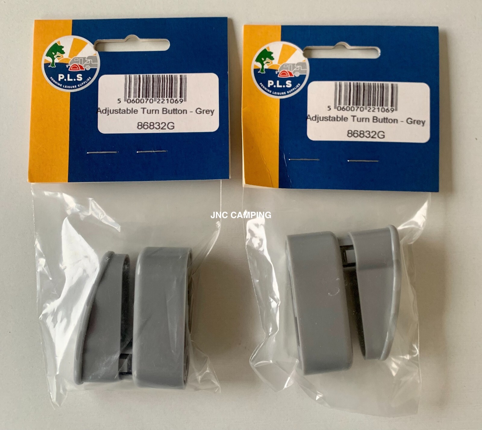 2 x Adjustable Plastic Turnbuckle Grey Caravan Motorhome Boat