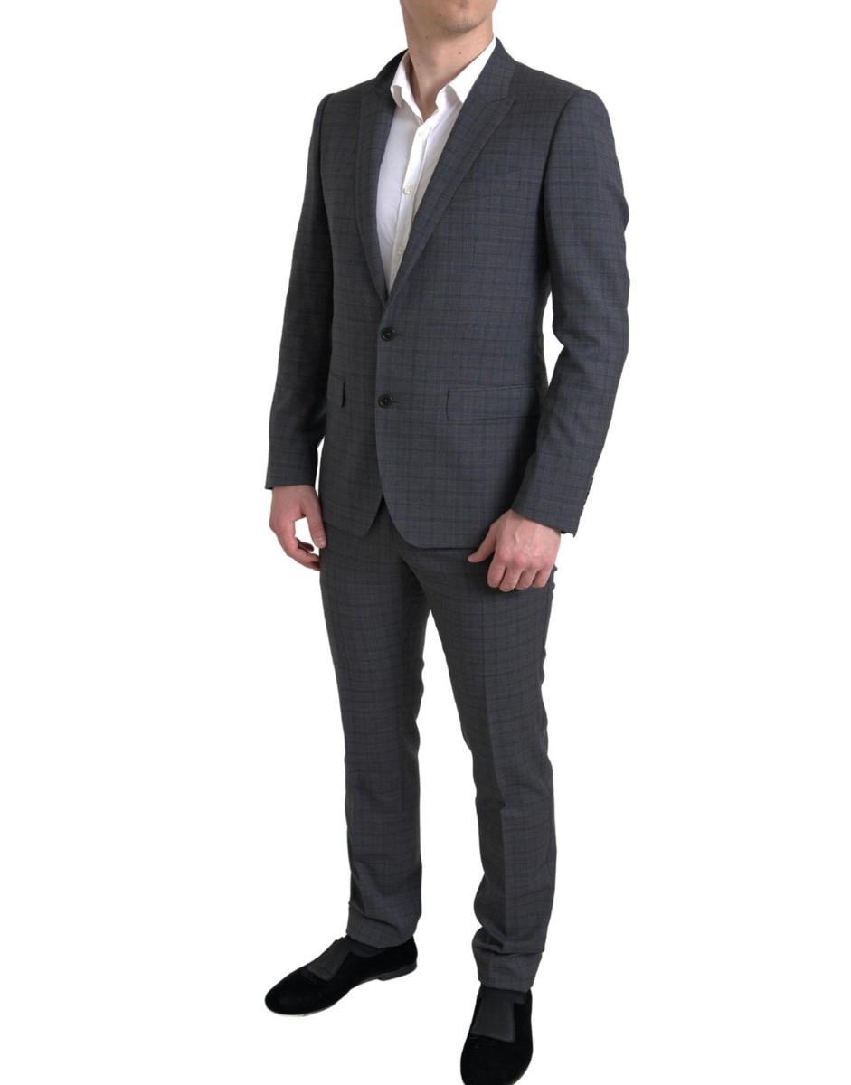 DOLCE & GABBANA Suit MARTINI Gray 2 Piece Single Breasted US48