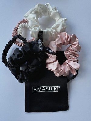 Mulberry Silk Hair scrunchies made from highest silk unlike any other hair tie !