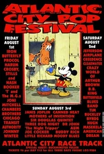 ATLANTIC CITY POP FESTIVAL 1969 CONCERT POSTER by CARL LUNDGREN