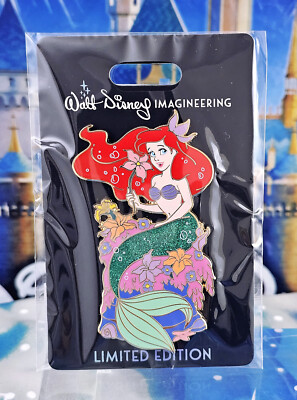 Disney WDI Pin - Flower Girls Princess Ariel - LE300 The Little