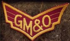 G M &O Railroad Embroidered Patch