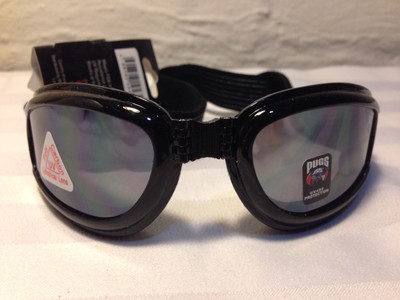 Pugs Action Sport Goggles Polycarbonate Cylindrical Lenses UV400 GUNMETAL