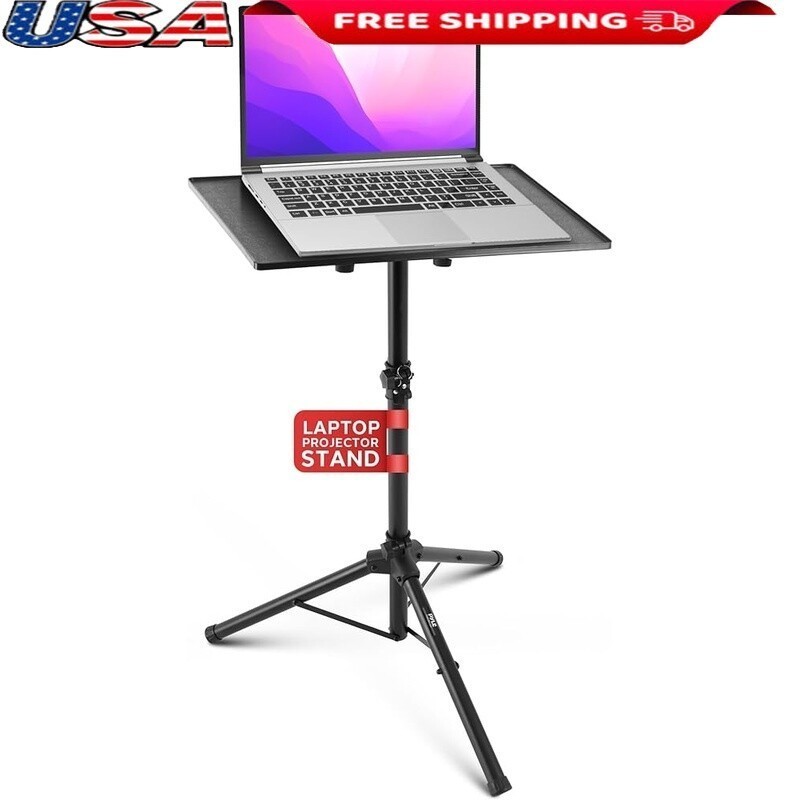 Adjustable Projector Stand Tripod Heavy Duty Laptop DJ Equipment Holder Portable