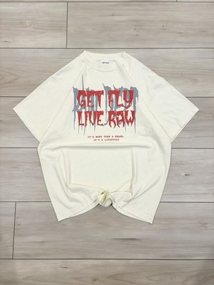 Shaka Wear Heavyweight Men s Graphic Streetwear T Shirt Get Fly Live Raw Size L