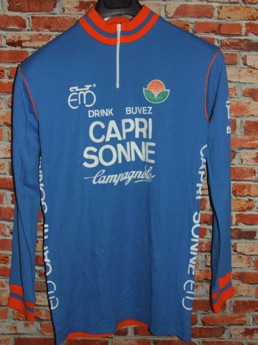 Bibliotheque Erotique Maillot Maglia Vélo Cyclisme Vintage 70'S