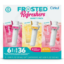 Cirkul Frosted Refreshers Flavor Cartridge Variety Pack, Drink Mix, 6-Pack 2 Pi