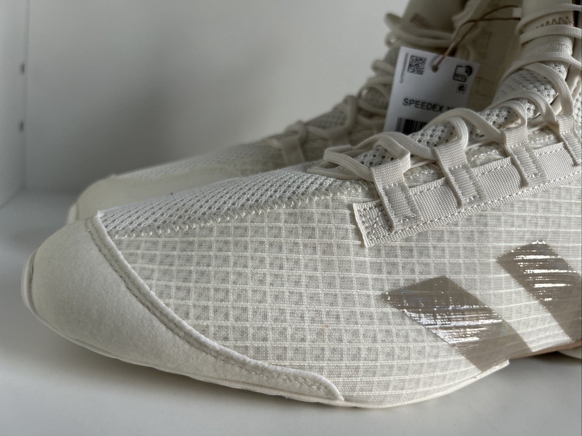 NEW ADIDAS Speedex 23 Boxing Shoes Men's Size 12 - Sand Off White
