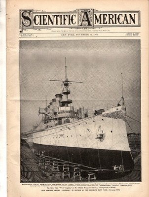 1904 Scientific American November 12  Brooklyn Navy Yard; Cliff dweller indians