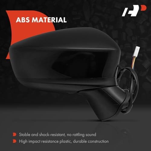 Pair (2) Driver and Passenger Side Power Door Mirror - Compatible with Mazda - Picture 3 of 6
