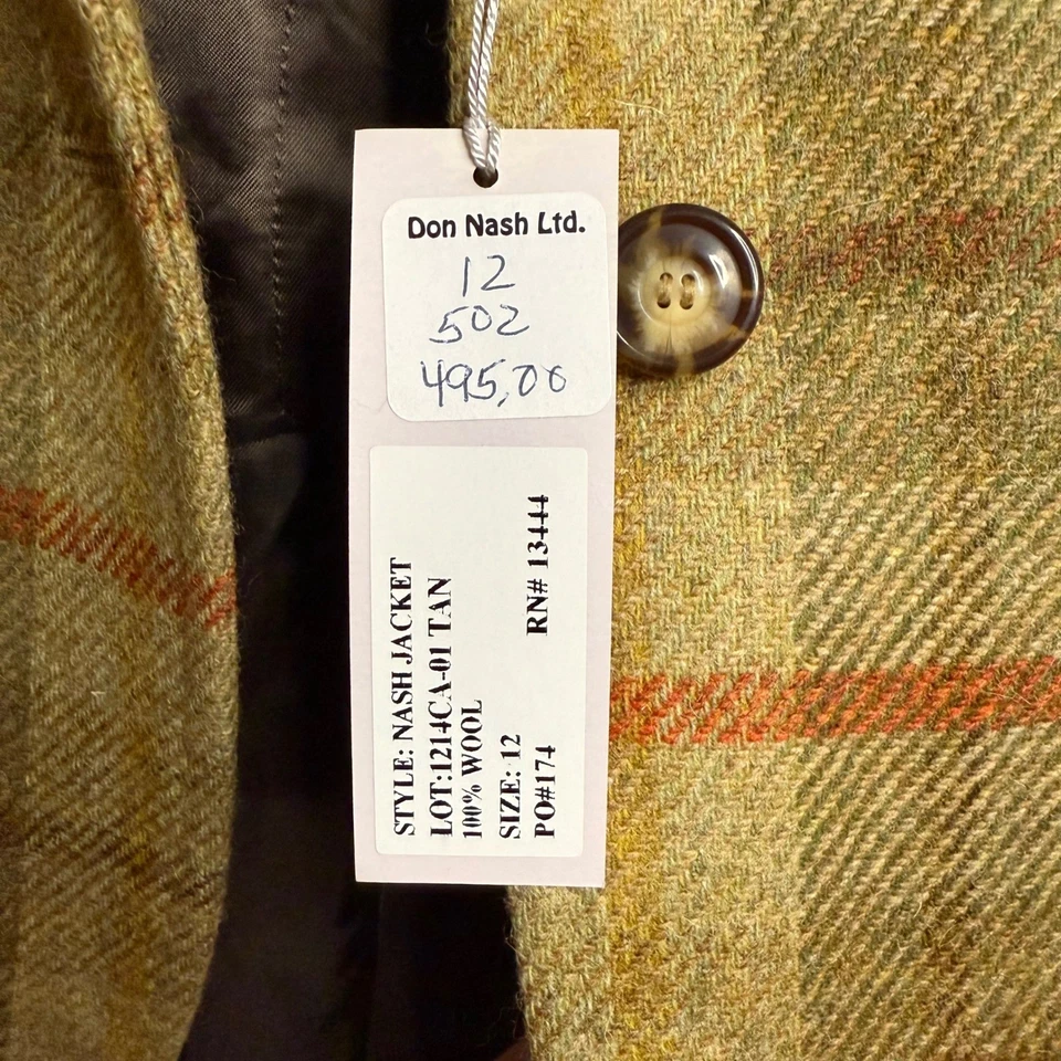 Blazer We You & Me de colección para mujer 100 % lana otoño manga larga precio de venta sugerido por el fabricante $495 talla 12 nuevo con etiquetas Foto 4 de 4