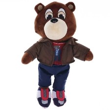 Kanye West Teddy Bear Stuffed Plush Doll Music Graduation Teddy Bear Collection
