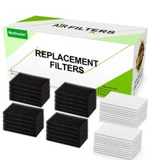 40 Packs CPAP Filters - 40 Count Pack of 1 , A- 40 PCS Foam Fine