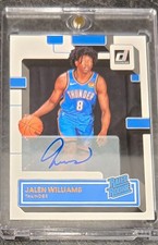 Jalen Williams Donruss Rookie Autograph