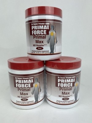 Dr. Sears' Private Label Primal Force Primal Max (No Booster) Red ( Lot Of 3)