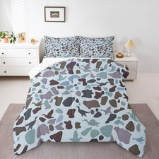 Mallard Duck King Comforter Set - Camouflage Bedding for Kids  Teens