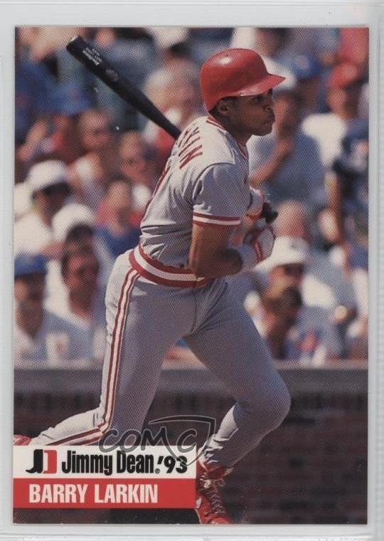 1993 Jimmy Dean Signature Edition Food Issue Barry Larkin #2 HOF 0q3