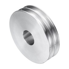 V-Type Pulley 22mm Bore 80mm Outer Dia Double Groove