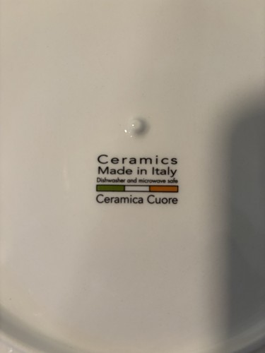 Käse Servierplatte Platte Pilz Ceramica Cuore Handarbeit Italy Kitschig - Bild 7 von 11
