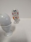 2 Vintage Anthropomorphic Mug People Egg Cup Salt & Pepper Shakers — photo 4