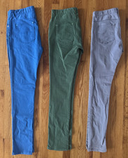 Boden Boys Slim Fit Jeans Size 16 Blue, Gray, Green, New Without Tags / Pristine