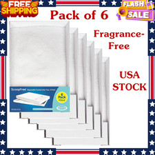 PetSafe ScoopFree Replacement Litter Trays Fragrance Free Disposable Box 6 Pack