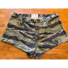 1980sTiger Stripe Products UDT SEAL Team Swimmer Shorts Camo Made in USA Size 38