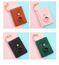 Slim Airtag Wallet Case Genuine Credit Card Holder Magnetic Air Tag Cover
