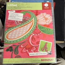 Bernini OESD Lilified USB Embroidery Designs Paisley Flowers & Alphabet Letters