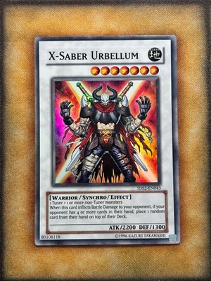 Yugioh X-Saber Urbellum 5DS2-EN043 Super Rare NM