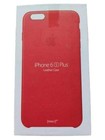 Apple iPhone 6s Plus Leder Hülle Rot Kratzfest Stoßfest Elegant