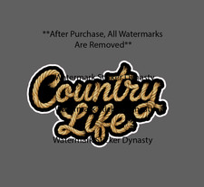 Country Life Sticker Waterproof Decal Western Rope Cowboy Quote Farm Gift New Country Life Sticker Waterproof Decal Western Rope Cowboy Quote Farm Gift New