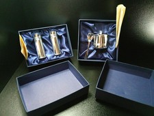 Vintage Marks & Spencer Silver Plate Salt, Pepper, And Mustard pot. new!