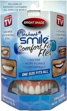Instant Smile Comfort Fit Flex - Bright White - Upper Veneer Cosmetic Teeth