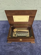 Sankyo Orpheus 50 Note Music Box ~ "If You Love Me" Monnot / "Edelweiss" Rodgers
