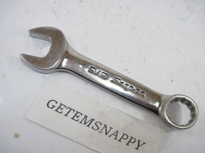 Snap On 9/16'' Midget 12pt SAE Combination Wrench OXI18B NICE