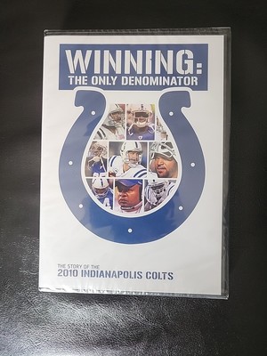 Indianapolis Colts 2010 ''Winning: The Only Denominator'' DVD Sealed