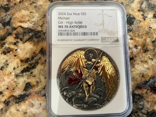 2024 2 oz NIUE Michael NGC ms 70