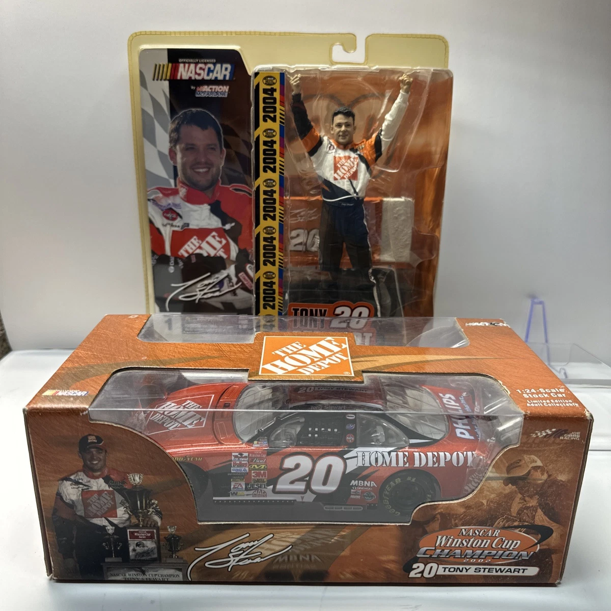 Tony Stewart Orange 1:24 Diecast Racing Cars for sale | eBay