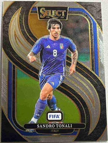Sandro Tonali #8 Italy 2024 Home Authentic Jersey New w/Tags M