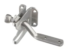 National Hardware 3.5 in. H X 6.5 in. W Stainless Steel Automatic Gate Latch