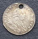 1800 George III Silver Maundy Penny (holed) Coin Lot F34