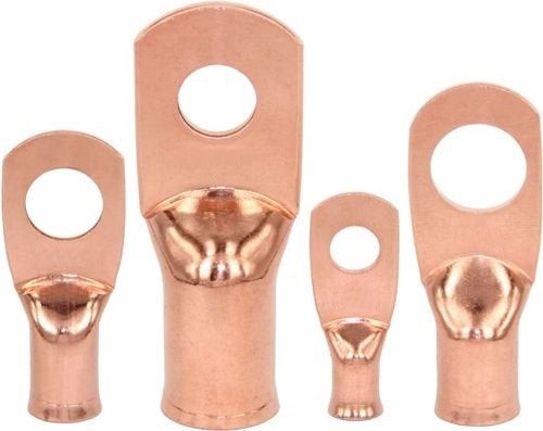 4 Stück 8AWG, #10 Bolzen nicht isoliert HD Kupfer Ring Lug ~ 8 Gauge CL810-4 - Bild 1 von 1