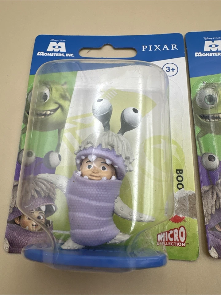 #A9 LOTE DE 2 FIGURAS CAKE TOPPER, MONSTER INC, CAKE TOPPER, FIGURA (BOO) Foto 2 de 4