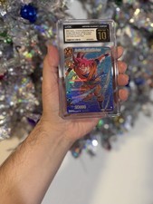 2024 DBS Masters BT24-004 SSG Son Goku, Crimson Guardian Deity Gold CGC 10 FR