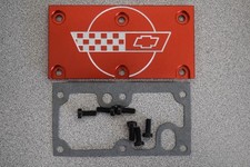 Tpi Lt1 Corvette Throttle Body Cover Plate Gasket Screws Red