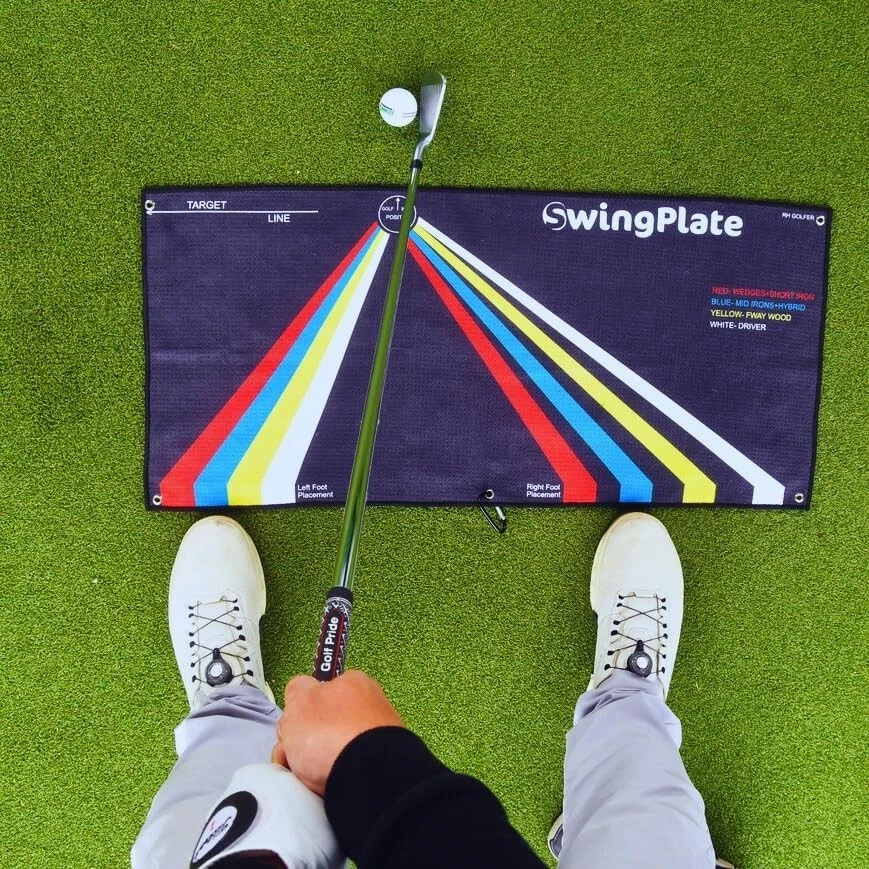Toalla de golf premium con diseño de gofres para práctica - Mejora tu consistencia de swing Foto 4 de 4